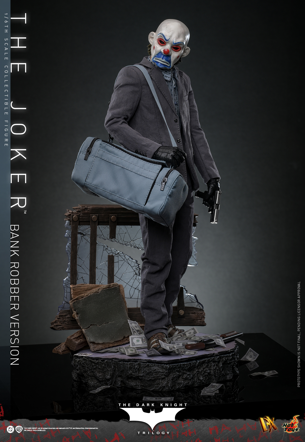 25/08/2568 Hot Toys DX50 The Dark Knight Trilogy - The Joker (Bank Robber Version)
