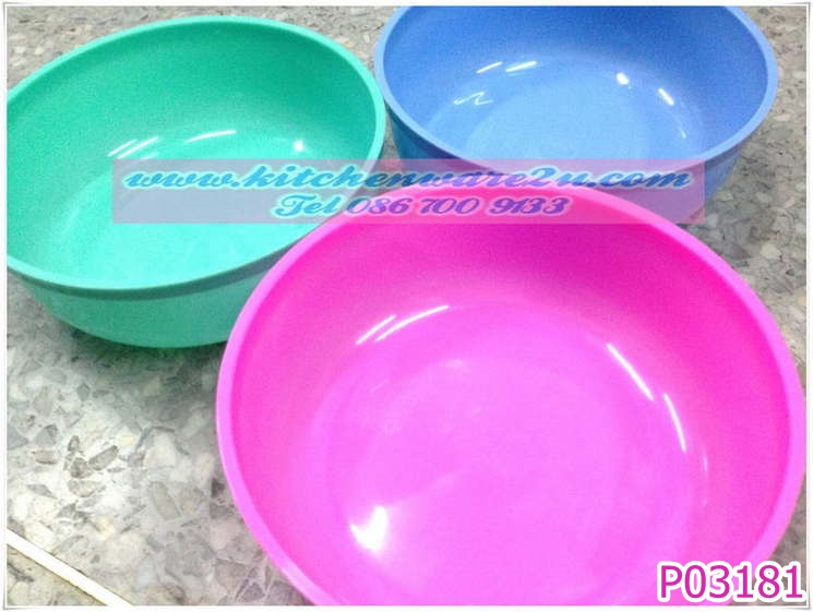 P03181 ขันน้ำ 20 ซม.สีหวาน ราคาส่งต่อ 1 โหล :12 ใบ (คลิ๊กที่สินค้าเพื่อดูรายละเอียด)