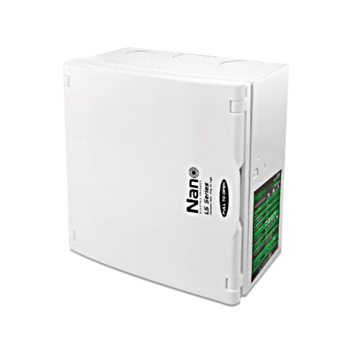 NANO ตู้คอนซูมเมอร์ยูนิต (LS Series-Plug on) เมน+6 ช่อง (ตู้เปล่า) ฝาขาว รุ่น LSPCU06W