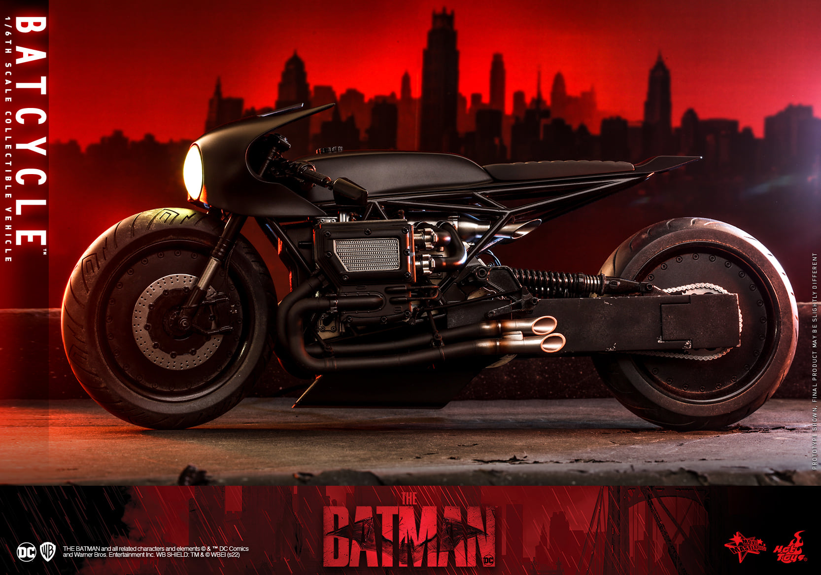 Hot Toys MMS642 1/6 The Batman - Batcycle