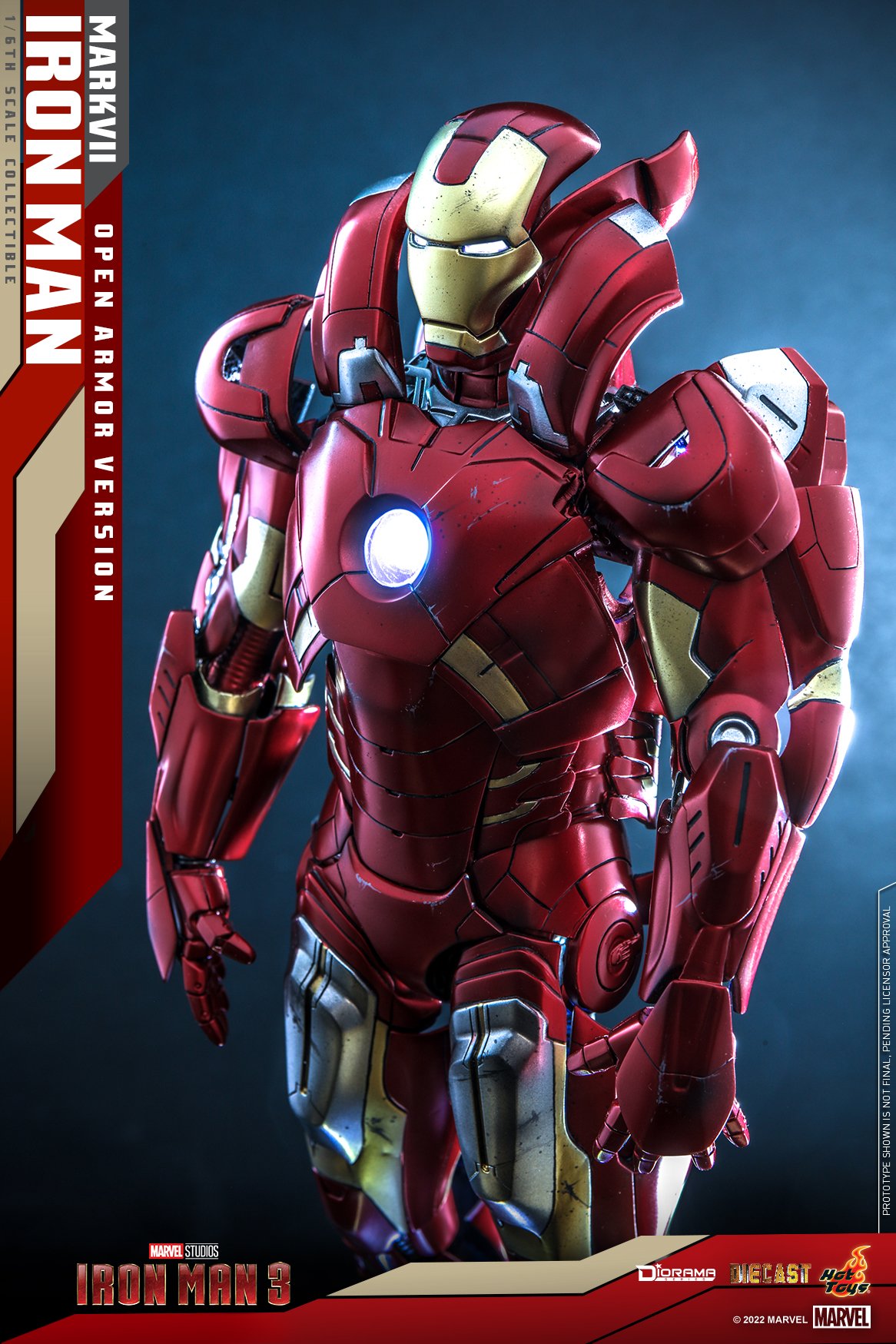 Hot Toys DS004D51 1/6 Iron Man 3 - Iron Man Mark VII (Open Armor Version)
