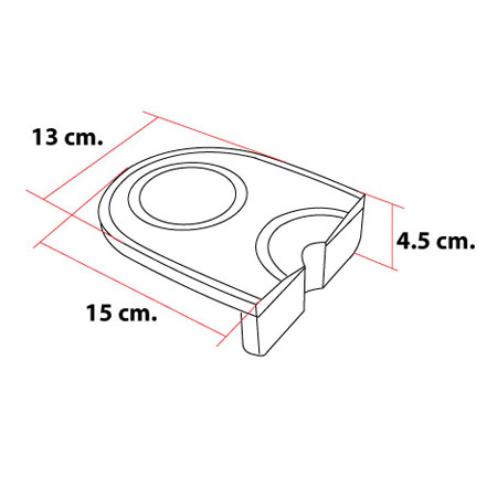 Tampering Corner Mat Color Black