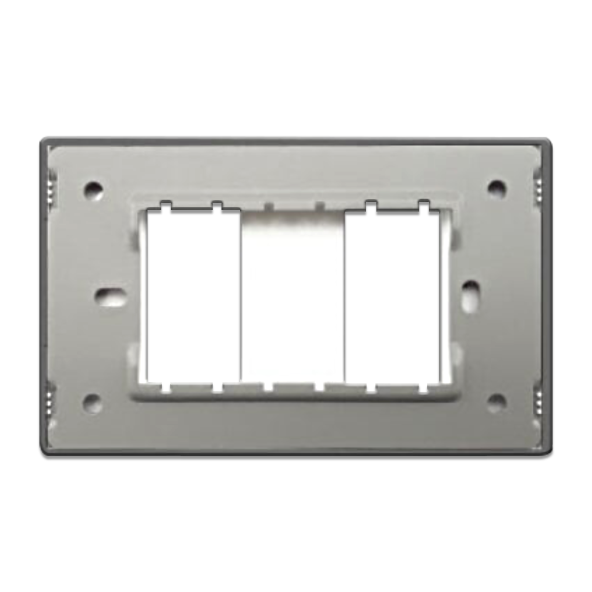 NANO แผงหน้ากากขอบเหลี่ยม ขนาด 2 ช่อง Urban series สีดำ รุ่น UR-C02B (25 ชิ้น/กล่อง)