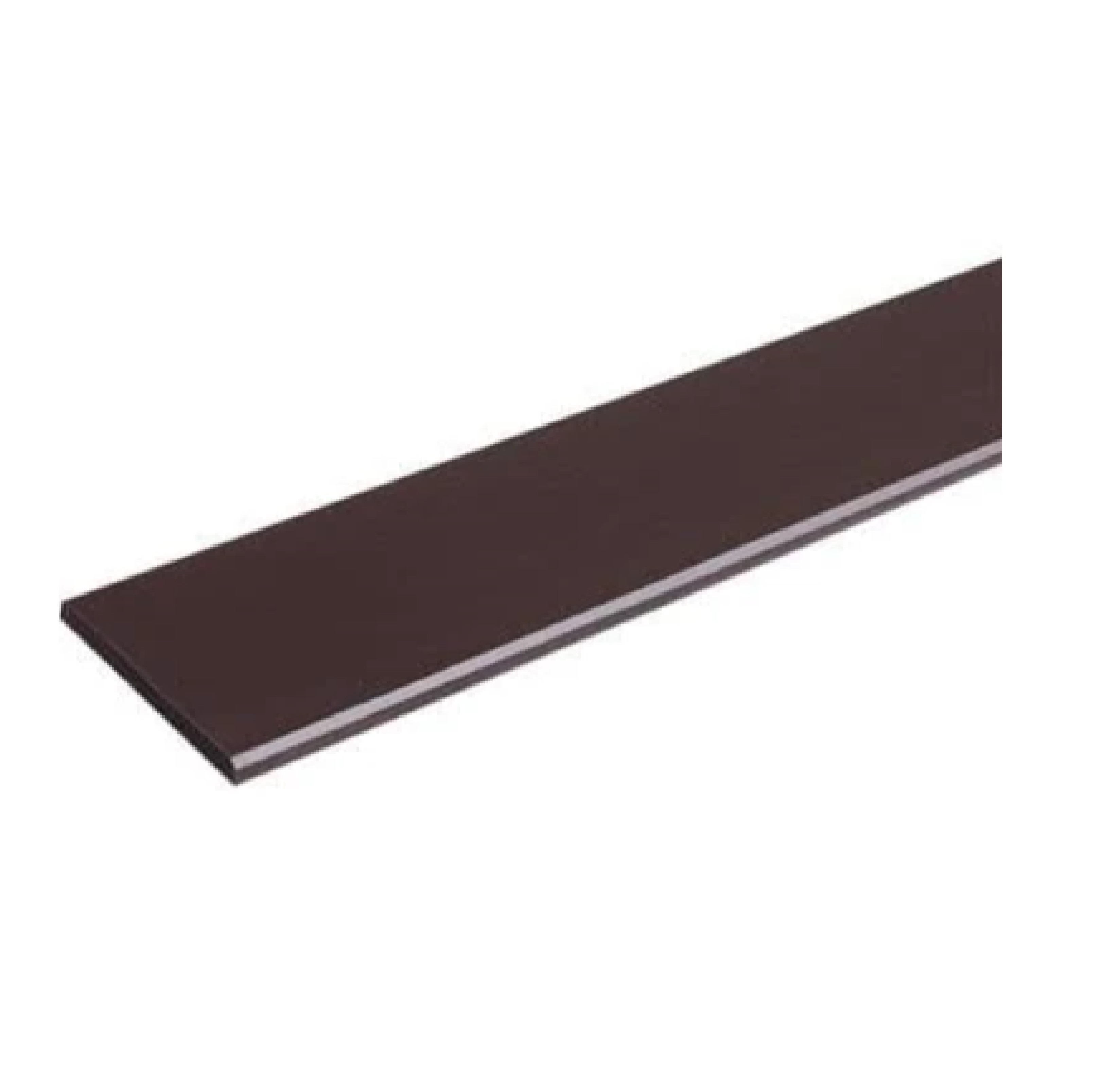 ระแนง ตราเพชร รุ่น เรียบลบมุม ขนาด 7.5 x 300 x 0.8 ซม. สีน้ำตาลอินทนิล