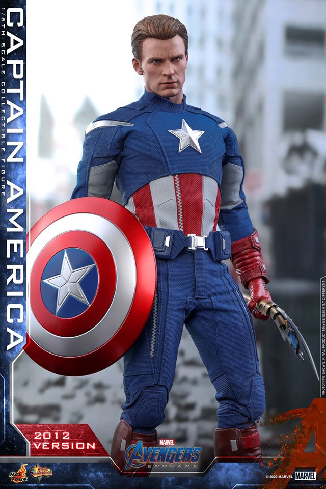 Hot Toys MMS563 Avengers: Endgame - Captain America (2012 Version)