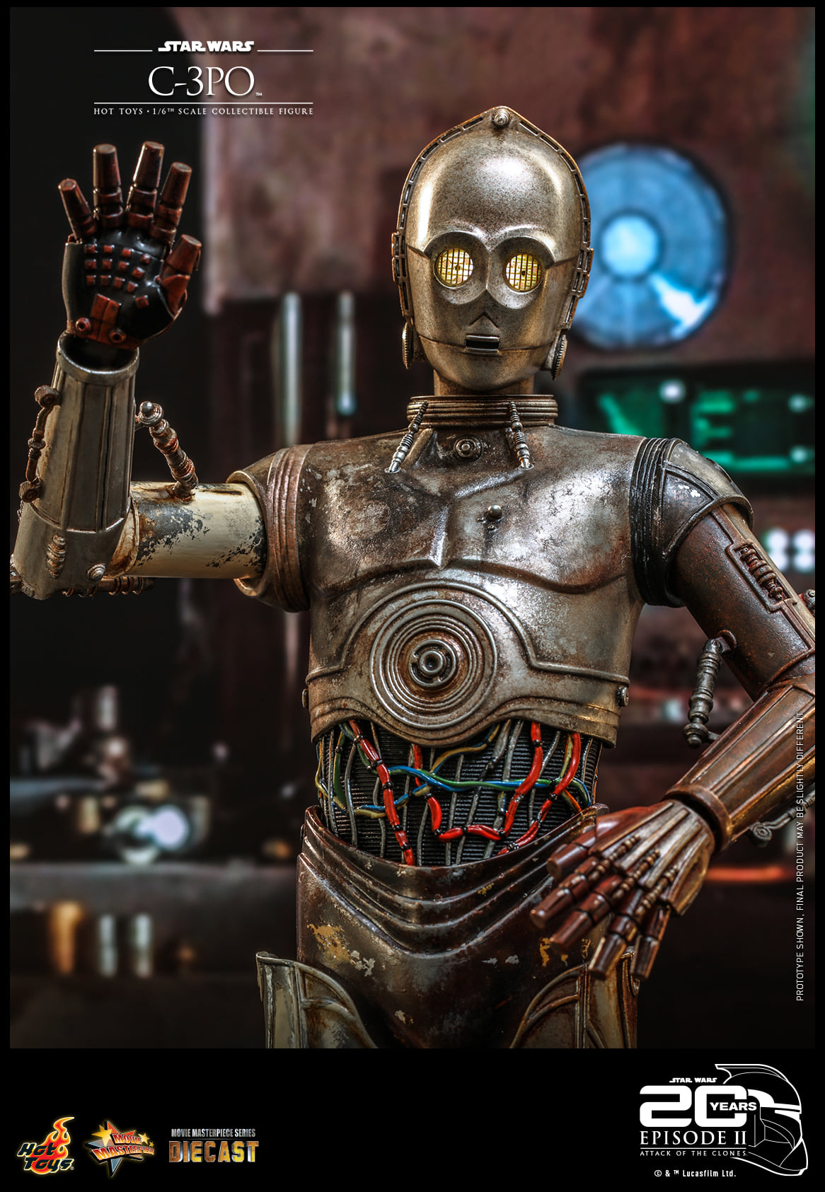 Hot Toys MMS650D46 1/6 Star Wars Episode II: Attack of the Clones™ - C-3PO™