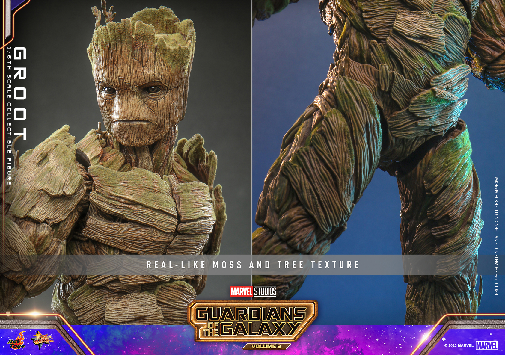 Hot Toys MMS706 1/6 Guardians of the Galaxy Vol. 3 - Groot