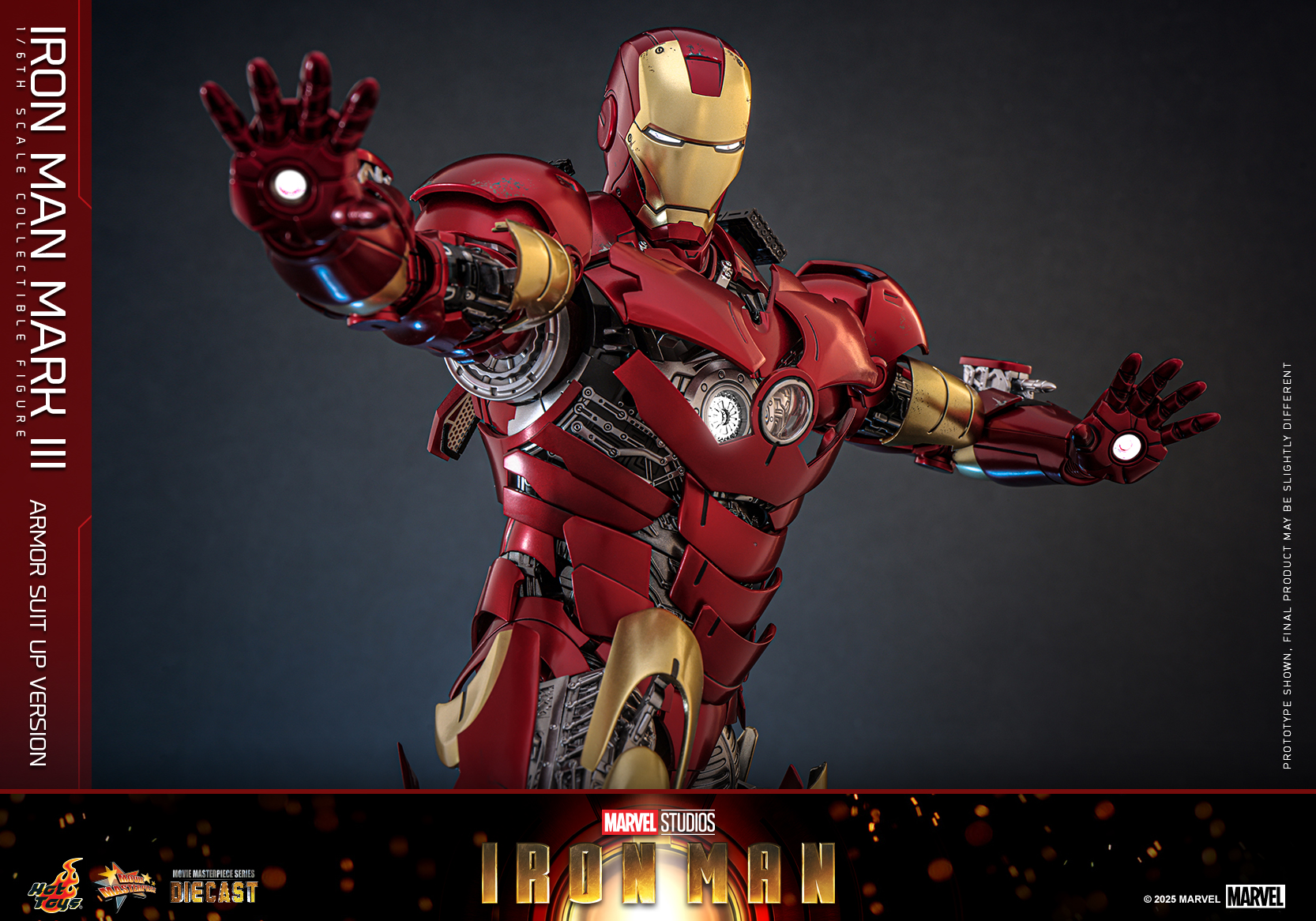 25/08/2568 Hot Toys MMS825D72 Iron Man - Iron Man Mark III (Armor Suit Up Version)