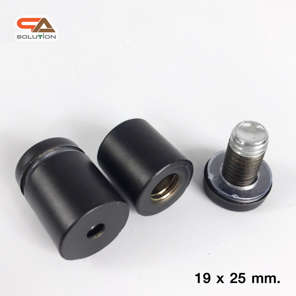 หมุดลอยสแตนเลส สีดำ ยึดกรอบภาพอะคริลิค หรือหมุดยึดกระจก (สั่งขั้นต่ำ 12 ตัว)