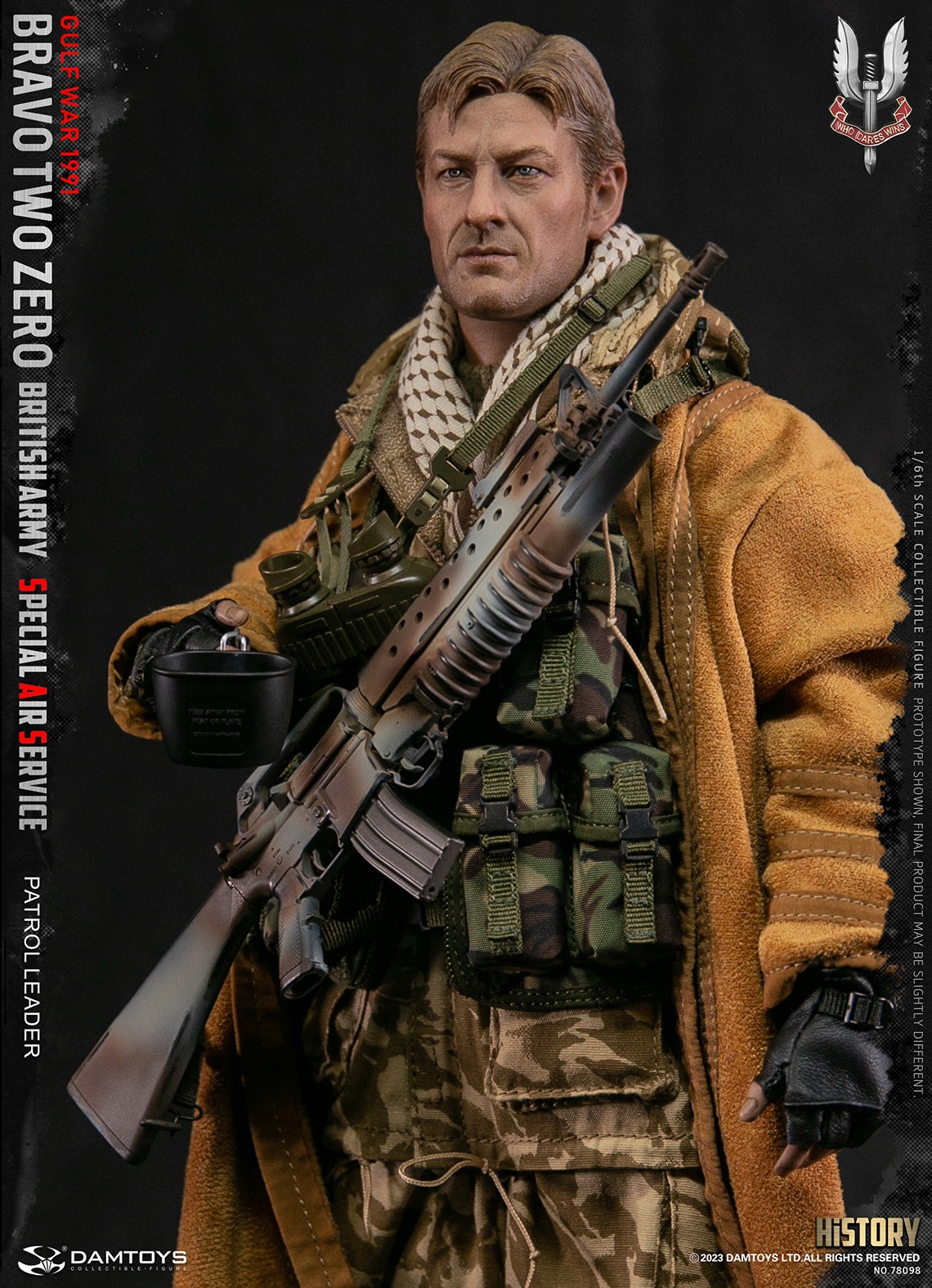 DAMTOYS 78098 1/6 "Bravo Two Zero" British Army Special Air Service (SAS) Patrol Leader