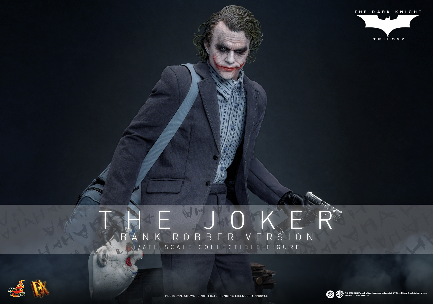 25/08/2568 Hot Toys DX50 The Dark Knight Trilogy - The Joker (Bank Robber Version)