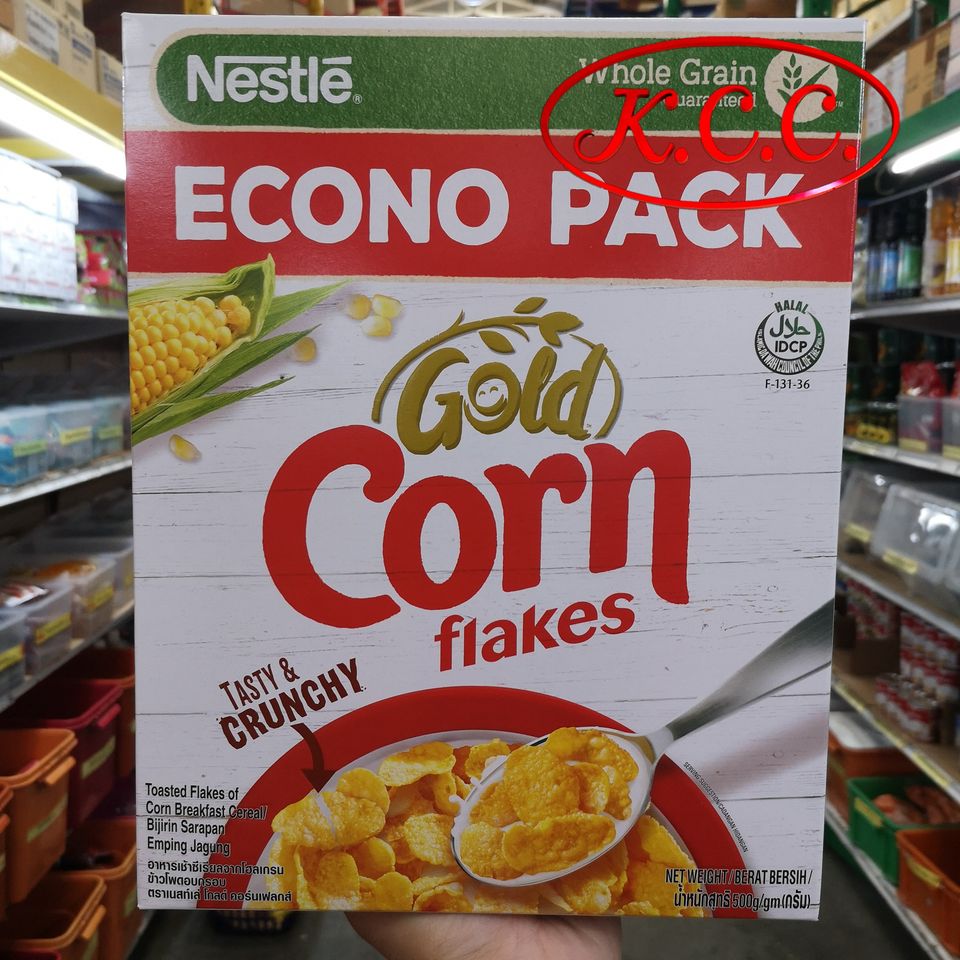 คอร์นเฟลกส์ คอร์นเฟลก Corn Flakes ตรา เนสท์เล่ ขนาด 500 กรัม