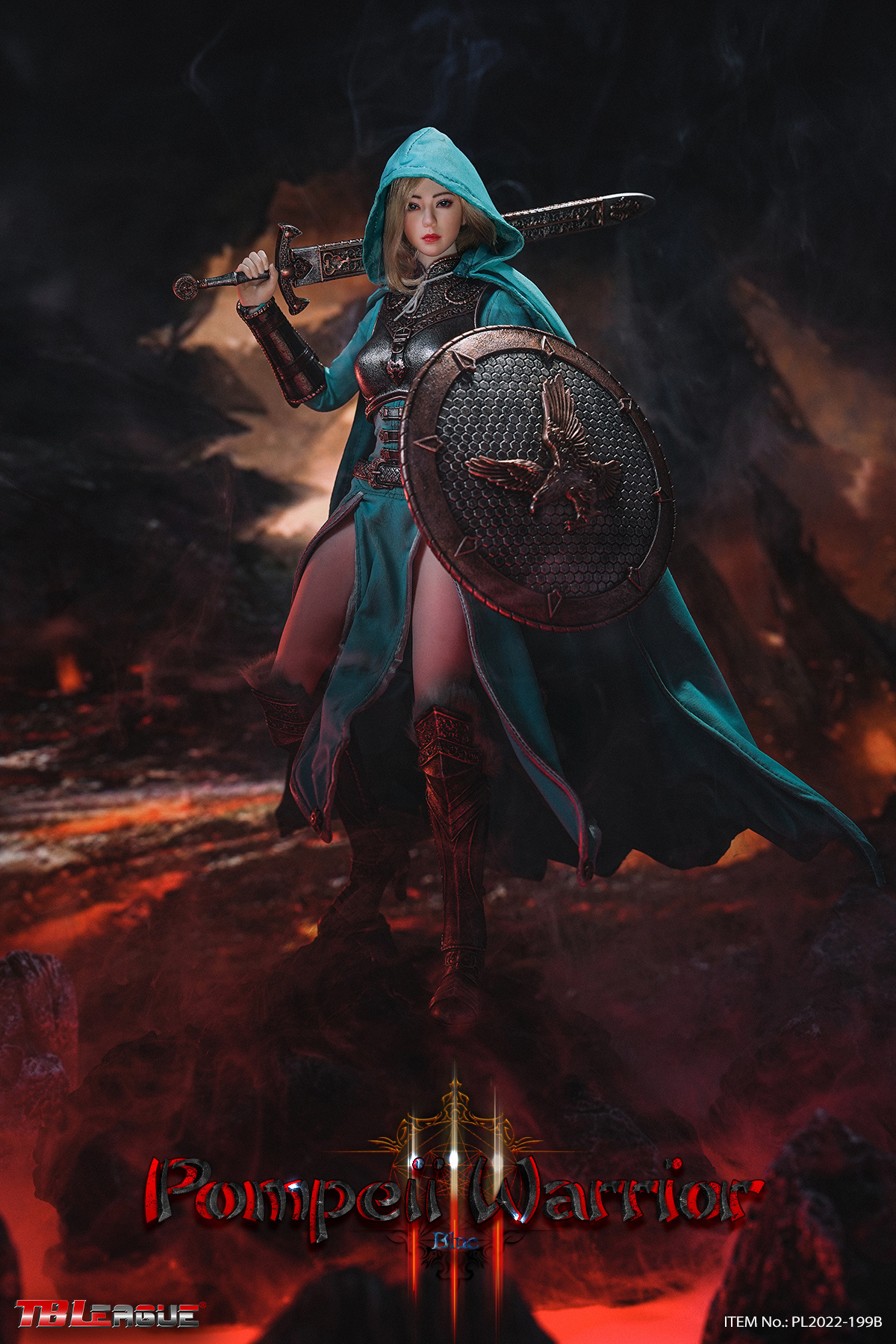 TBLeague PL2022-199B 1/6 Pompeii Warrior Blue