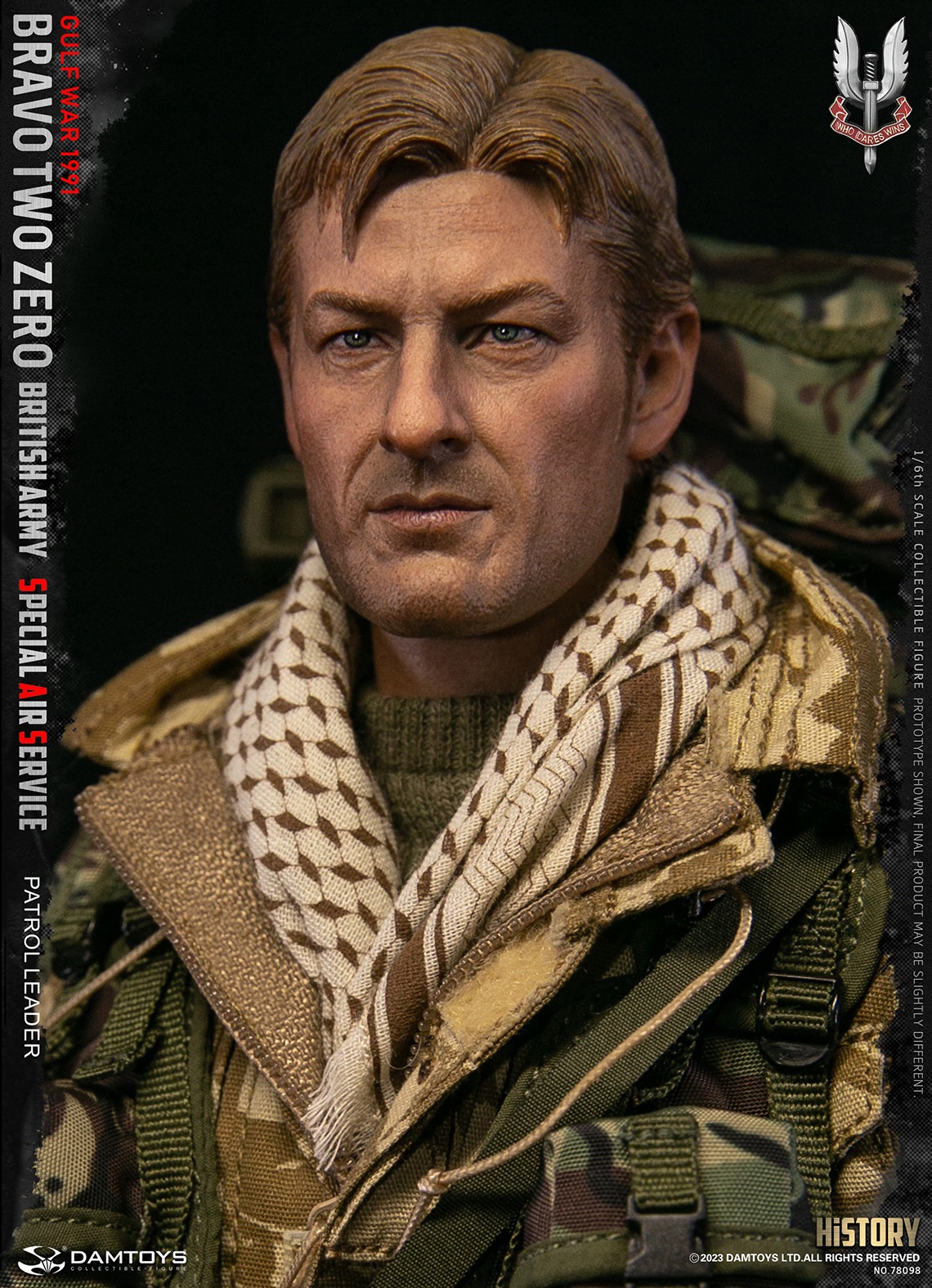 DAMTOYS 78098 1/6 "Bravo Two Zero" British Army Special Air Service (SAS) Patrol Leader