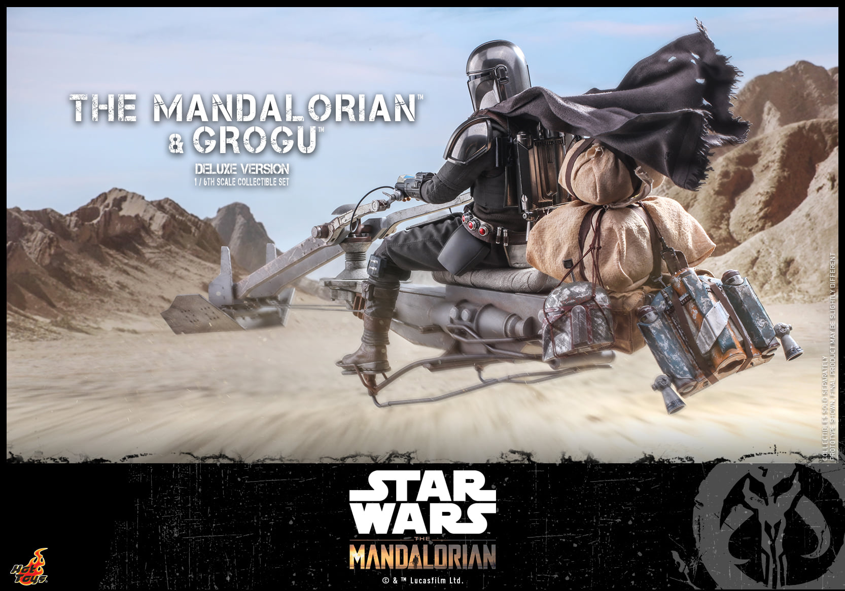 Hot Toys TMS052 1/6 Star Wars: The Mandalorian™ - The Mandalorian™ and Grogu™ (Deluxe Version)