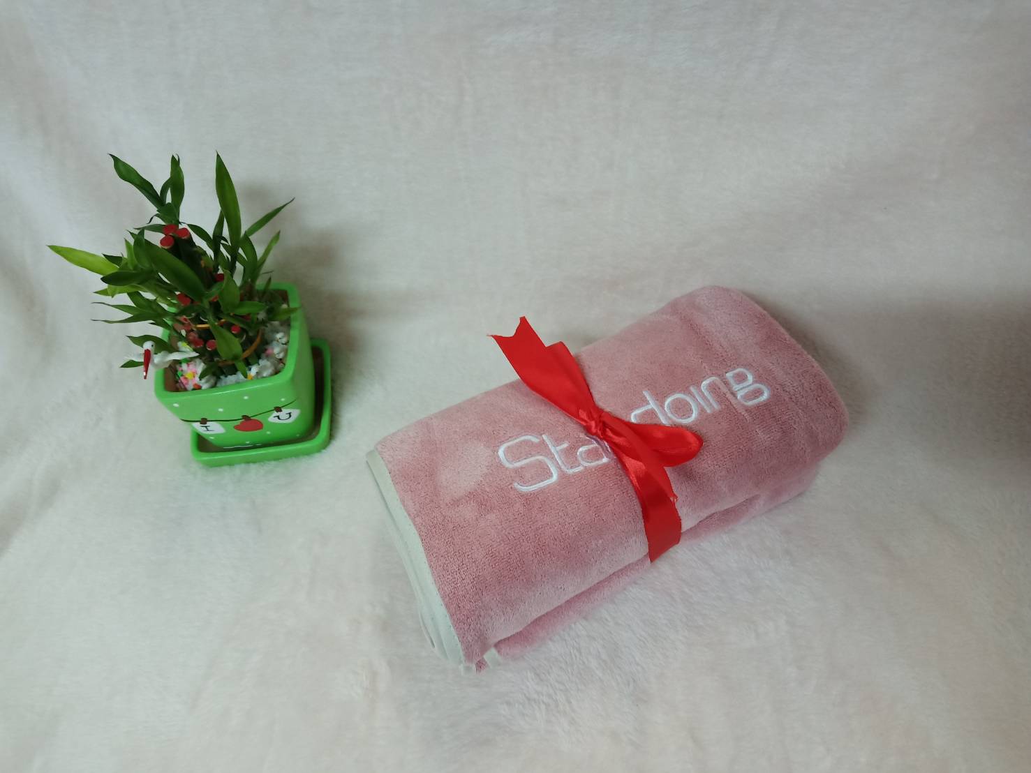 ผ้าเช็ดตัวนาโนมัวนปัก ขนาด30*60นิ้ว 400g. 6โหล