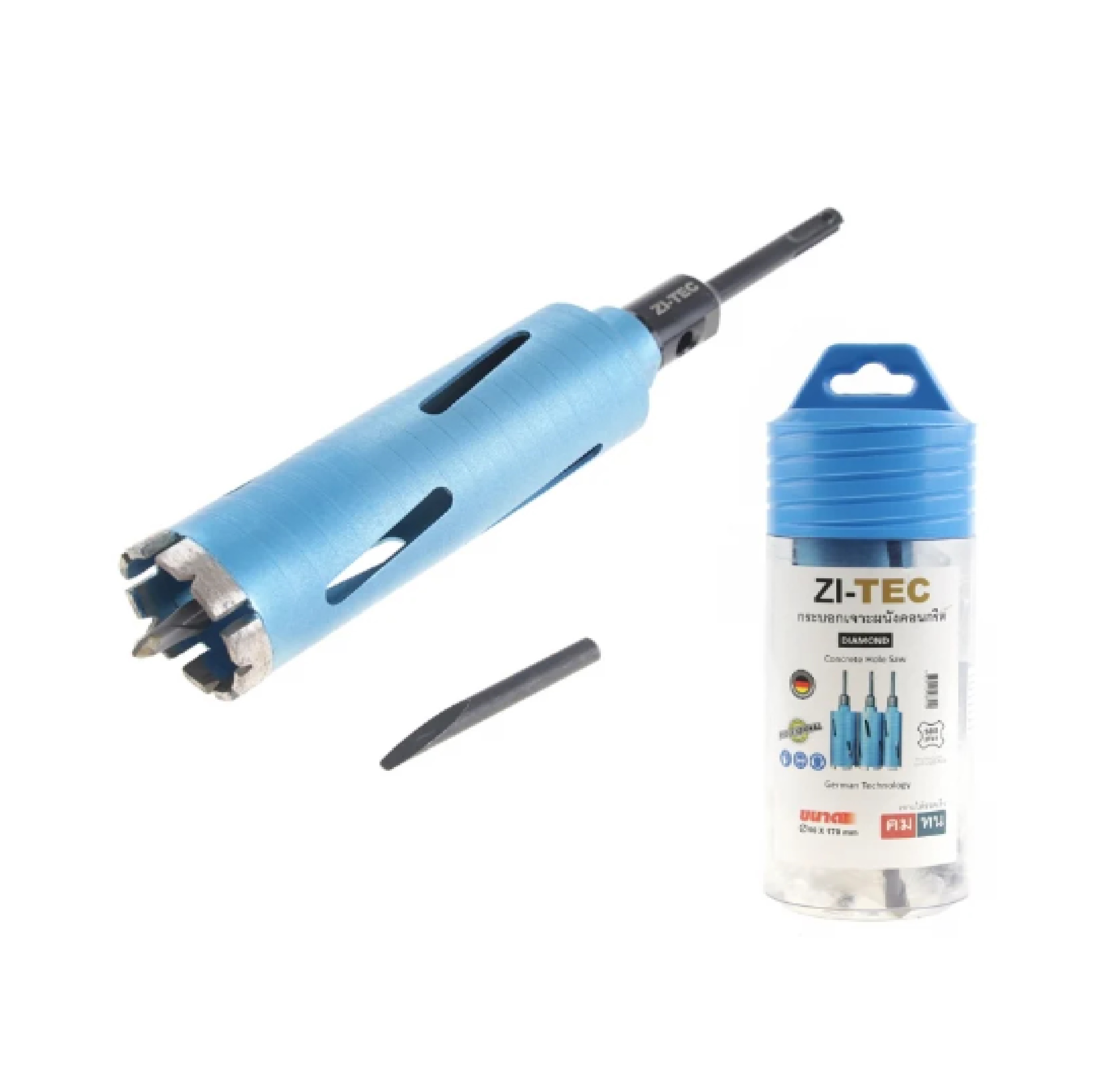 ZI-TEC ดอกเจาะปูนแบบแห้ง 50 x 170 มม. รุ่น SDS