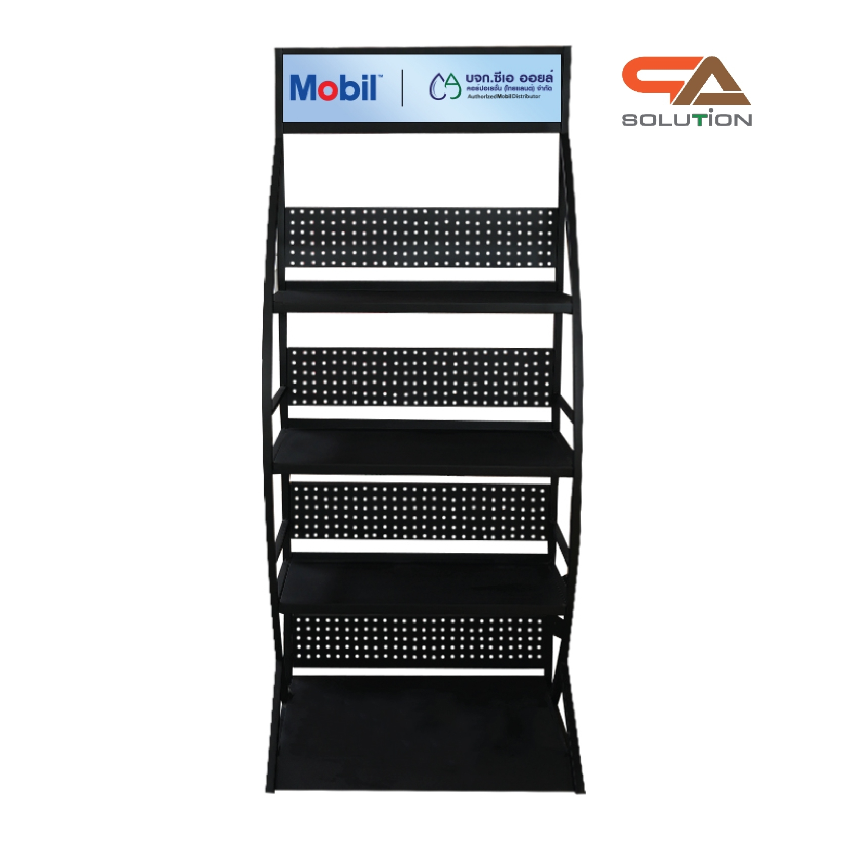 ชั้นวางสินค้าเหล็ก 4ชั้น สีดำขนาด(W)70 x (D)45 x (H)170 cm.(ถอดประกอบได้) แข็งแรง รับน้ำหนักได้ดี