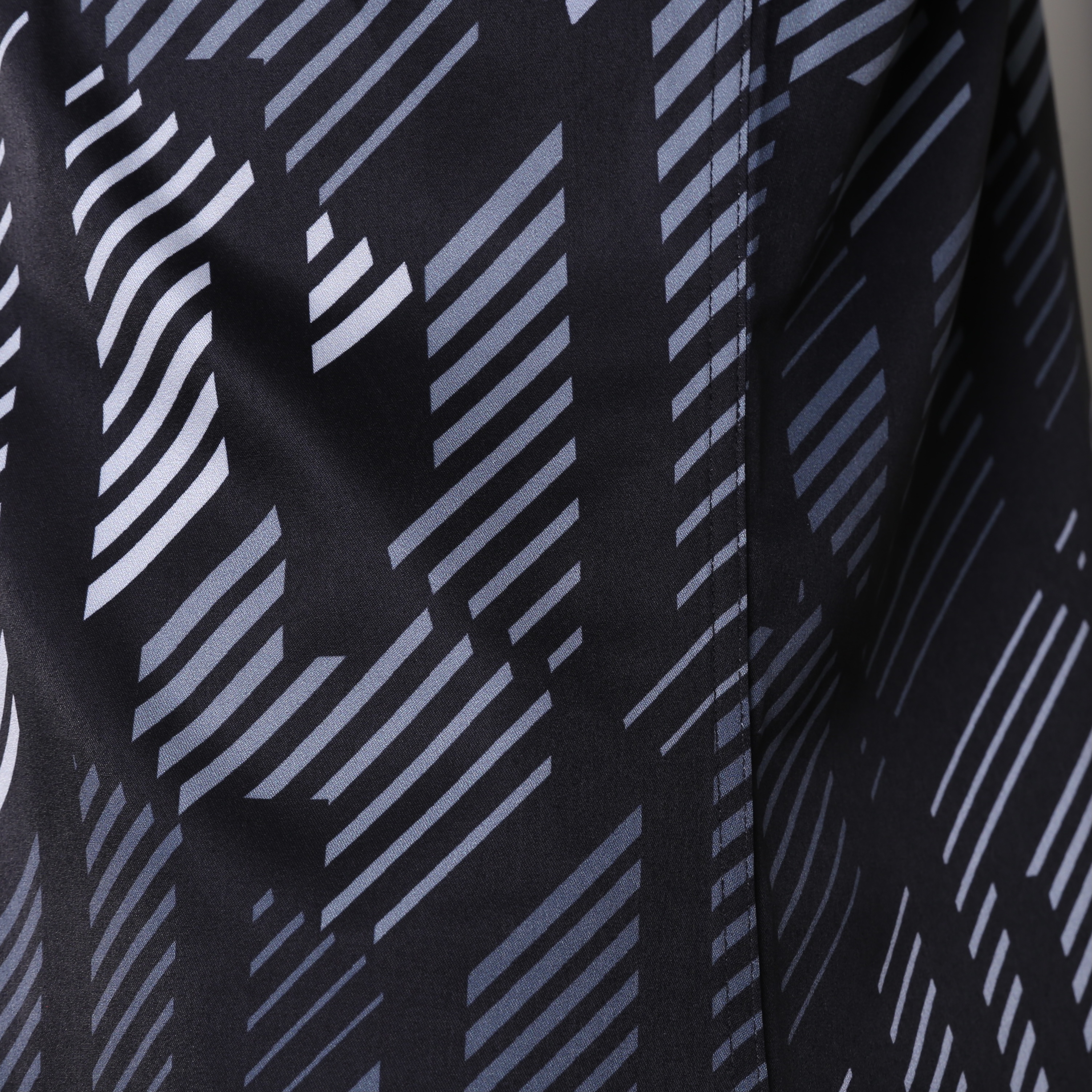 Black Graphic Patterned Shirt