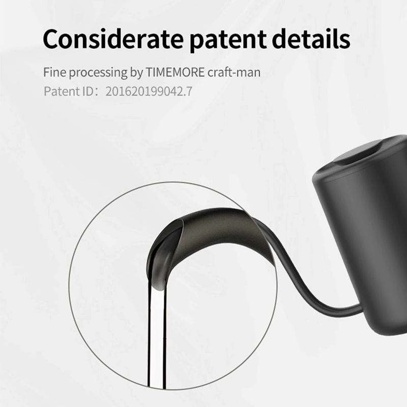 กาต้มน้ำร้อนกาแฟดริป TIMEMORE "Smart Fish" 600ML