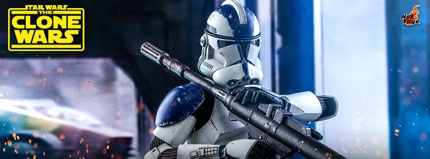 Hot Toys TMS023 1/6 Star Wars: The Clone Wars™ - 501st Battalion Clone Trooper™ (Deluxe Version)