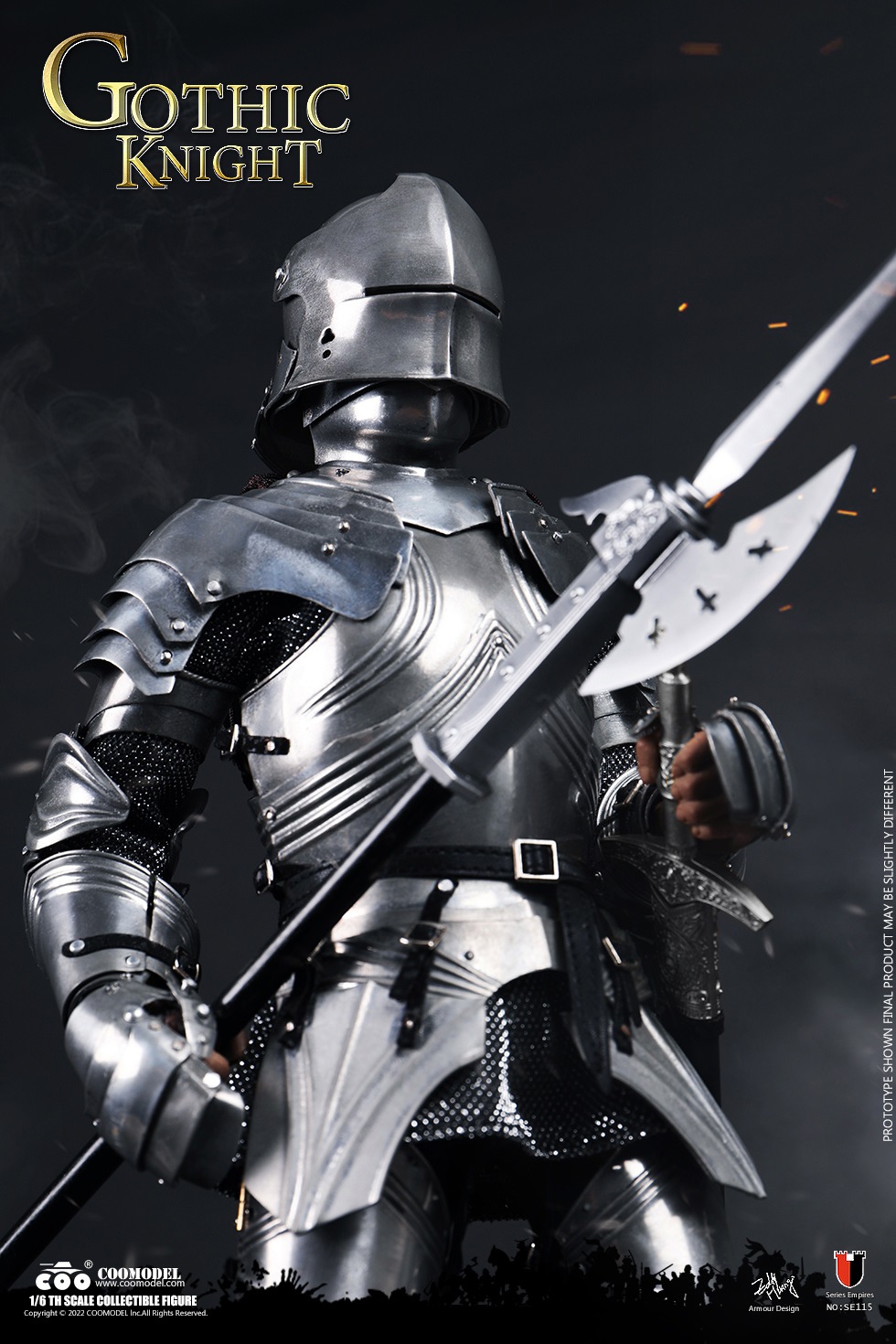 COOMODEL SE115 1/6 SUPERALLOY: SERIES OF EMPIRES - GOTHIC KNIGHT (STANDARD EDITION)