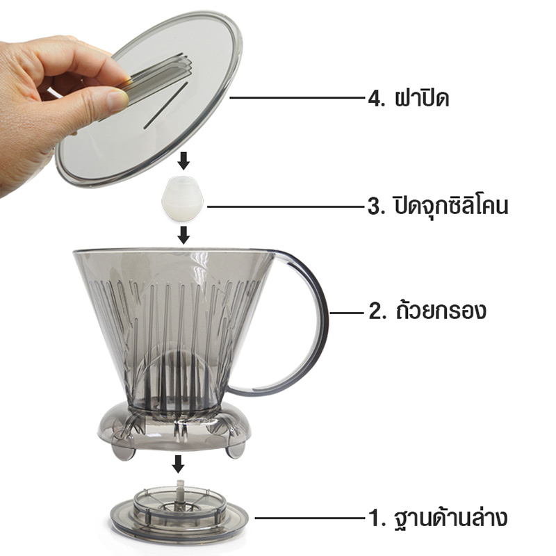 APRESSO Smart Dripper Taiwan style Portable Coffee Filter