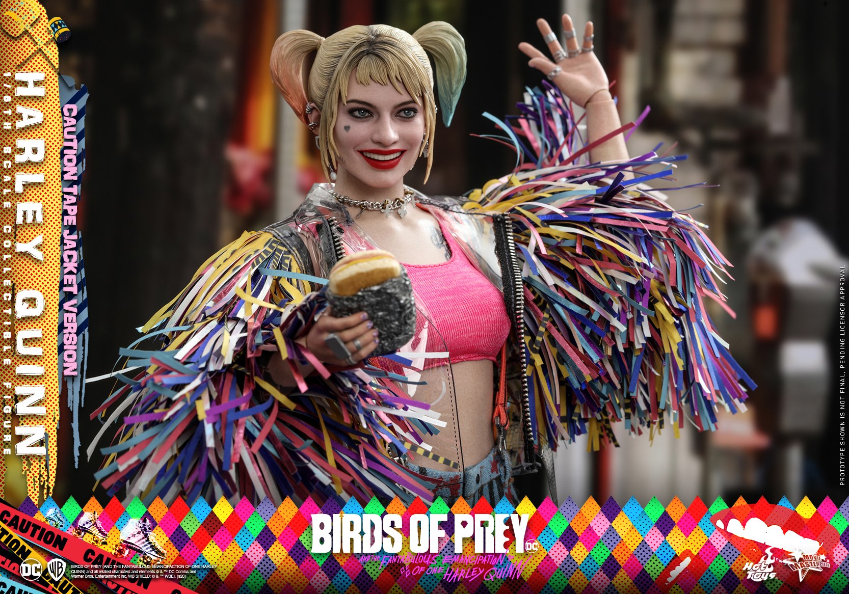 Hot Toys MMS566 Birds of Prey 1/6 Harley Quinn (Caution Tape Jacket Version)