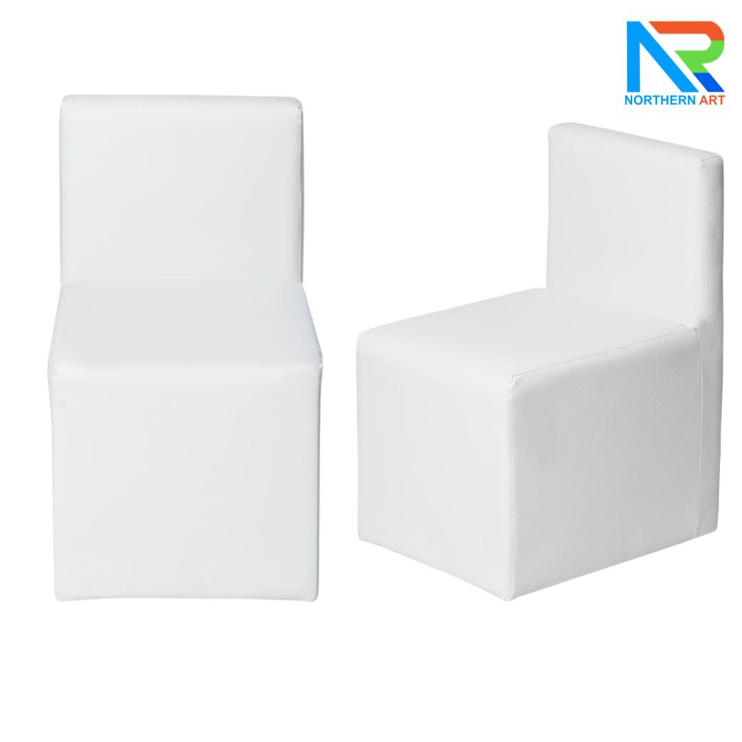 เช่าเก้าอี้สตูล เบาะหนัง พร้อมพนักพิง มี 2 สี ขาวและดำ