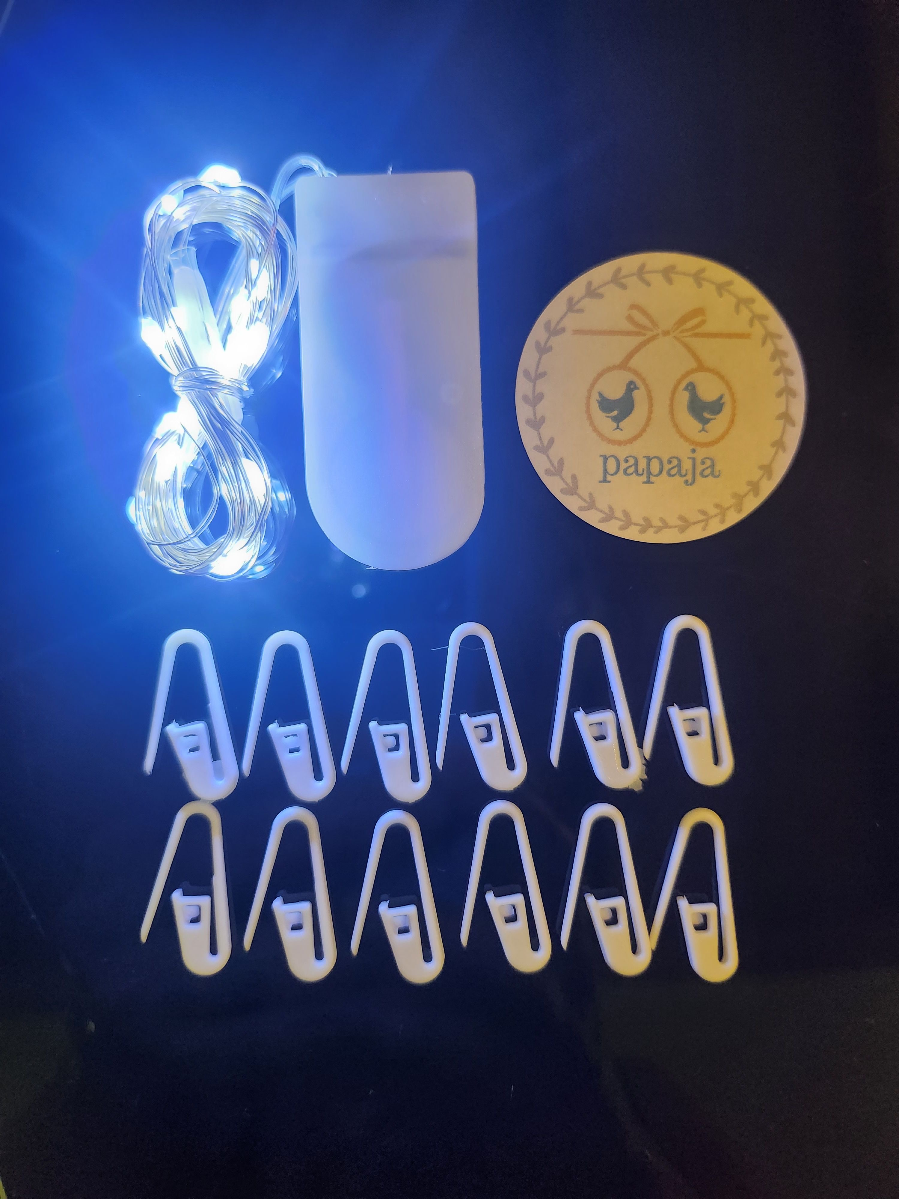 เซตไฟไว้ไส่กับกระโปรงชุดเจ้าหญิง ไฟสีขาว Day Light (รวมแบตเตอรี่พร้อมใช้งาน)