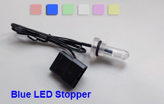 Stoper LED, จุกปิดรูแทงค์ ขนาด 1/4" *Blue