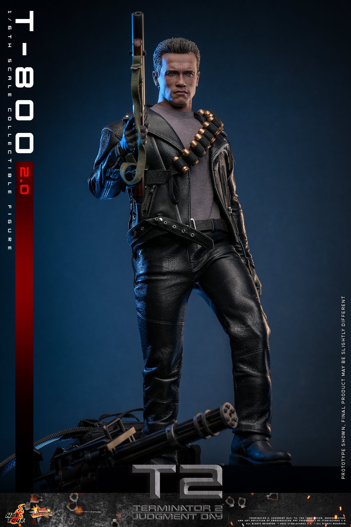Hot Toys MMS795 Terminator 2: Judgment Day - T-800 (2.0)