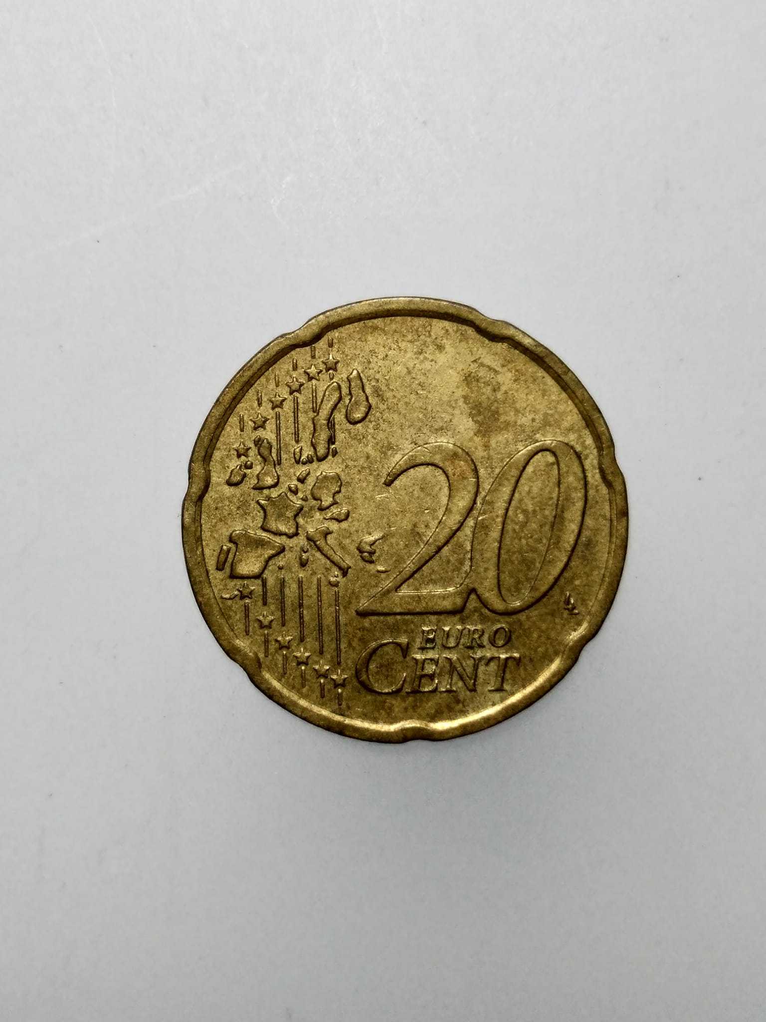 E116 เหรียญยูโร 20 เซน ปี2002