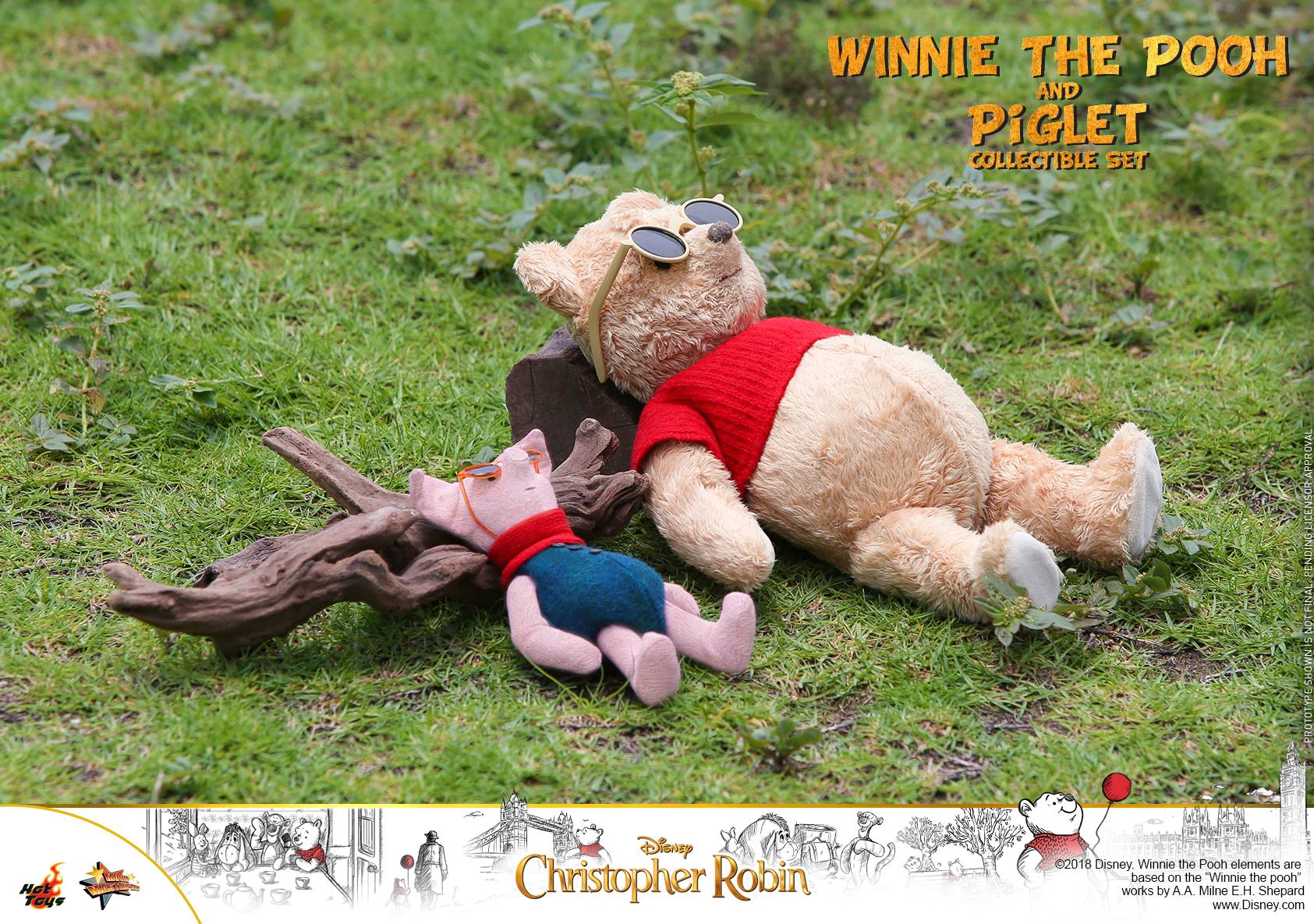 Hot Toys MMS503 CHRISTOPHER ROBIN - WINNIE THE POOH AND PIGLET
