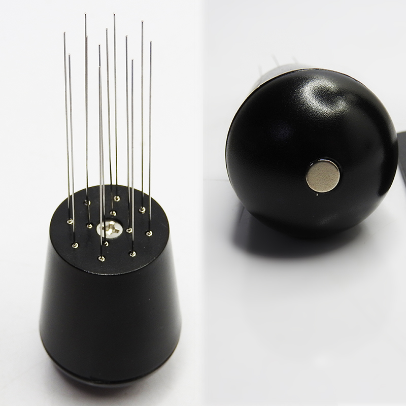 ลวดเกลี่ยผงกาแฟ ติดแม่เหล็ก พร้อมฐาน