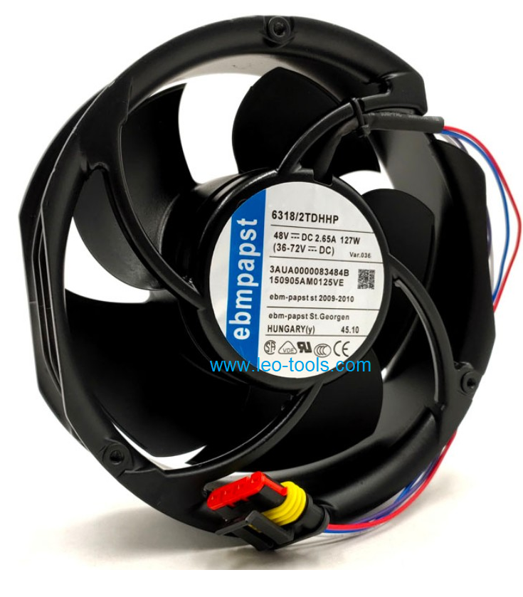 Ebm-papst 6318/2 TDHHP Axial Fan DC 48V 127W