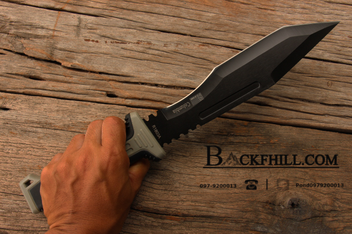 มีดทรงหัวตัด COLUMBIA รุ่น 1038A ยาว 16 นิ้ว พร้อมซองมีดไนลอน