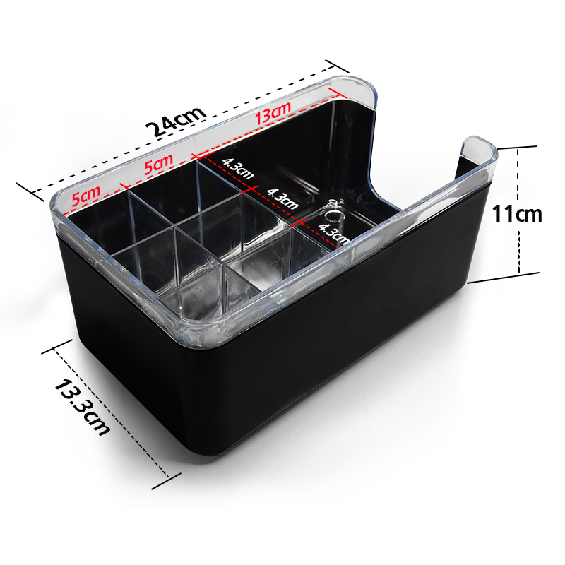 Service bar caddy box 6 Compartments organize box 1630-019