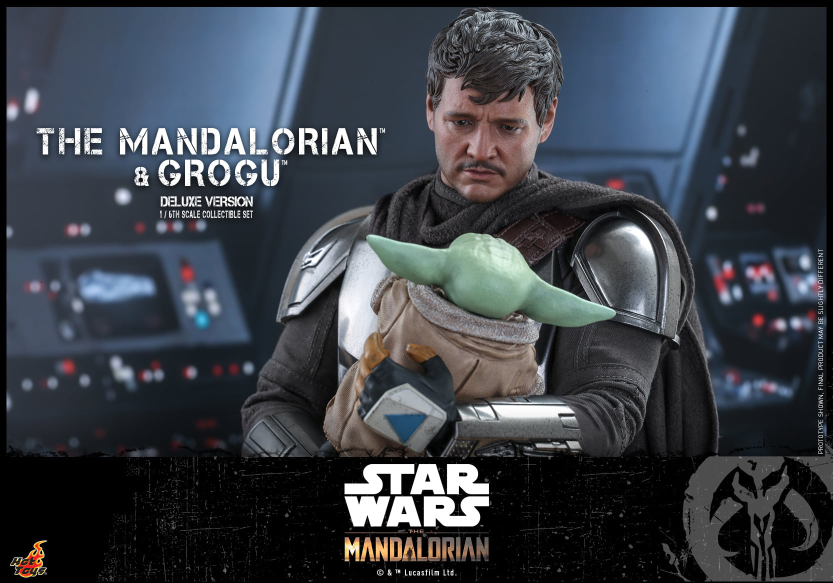 Hot Toys TMS052 1/6 Star Wars: The Mandalorian™ - The Mandalorian™ and Grogu™ (Deluxe Version)