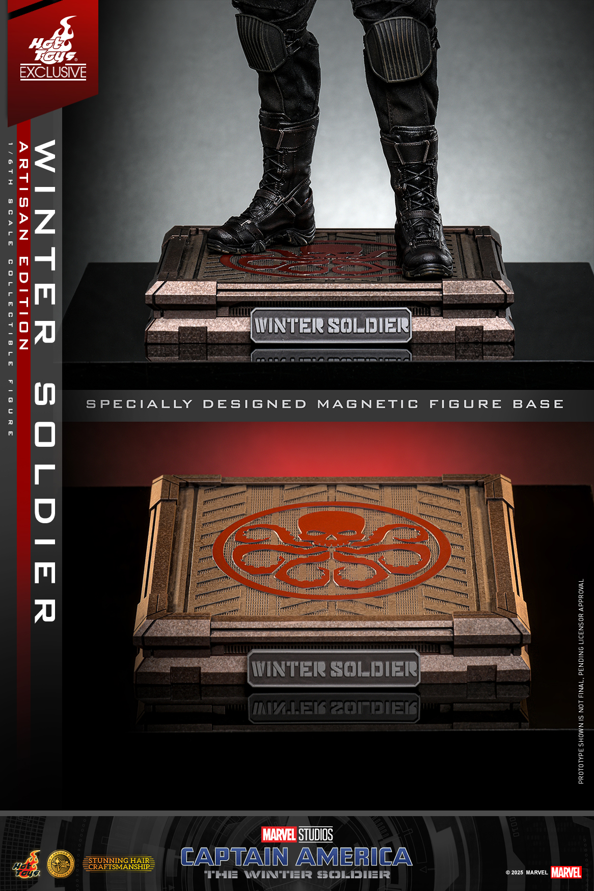 Hot Toys MMS790AEB Captain America: The Winter Soldier - Winter Soldier (Artisan Edition) (Special Edition) [Hot Toys Exclusive]