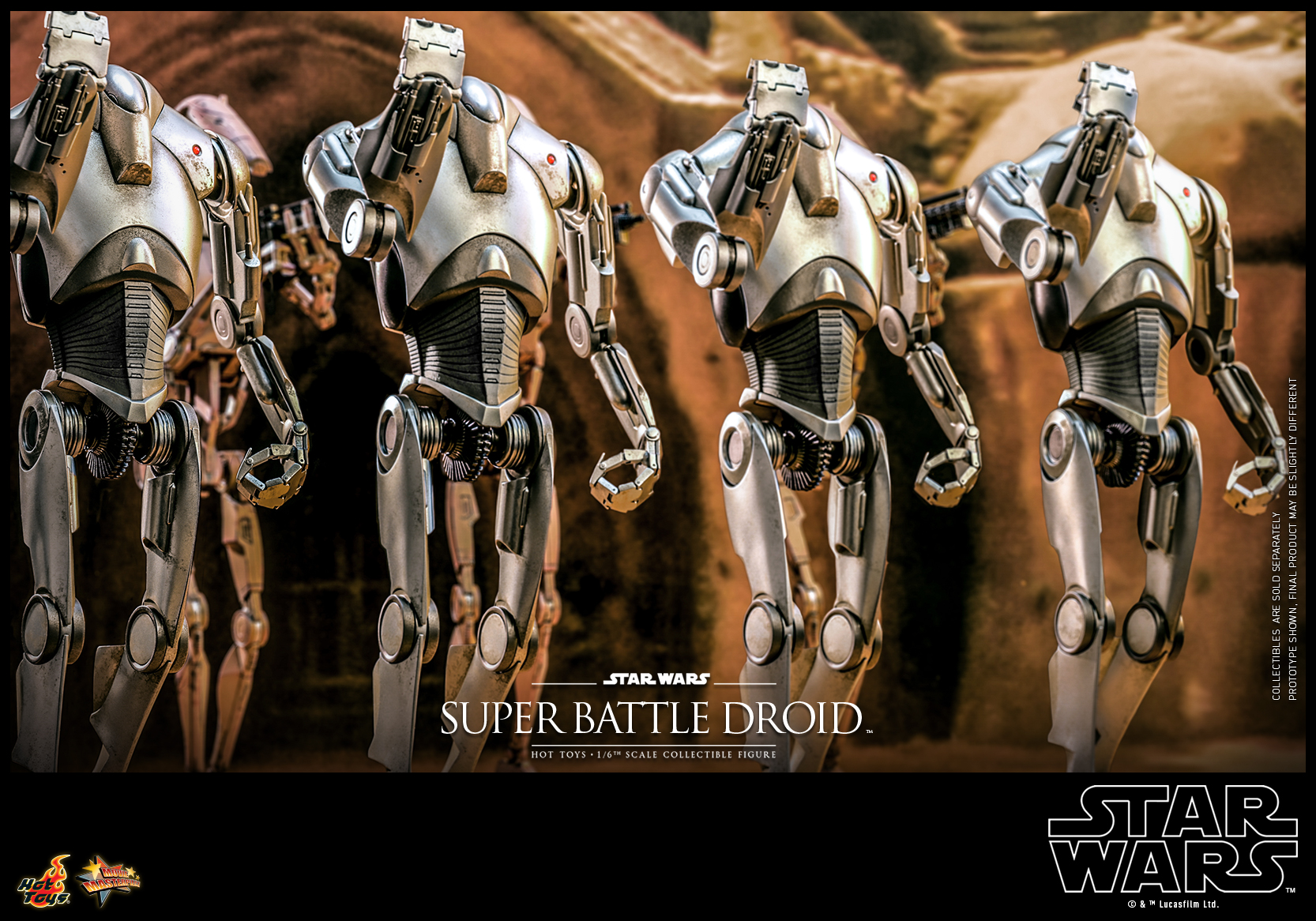 Hot Toys MMS682 1/6 Star Wars: Attack of the Clones™ - Super Battle Droid™