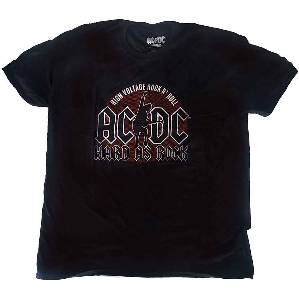 AC/DC Unisex T-Shirt: Hard As Rock BLACK