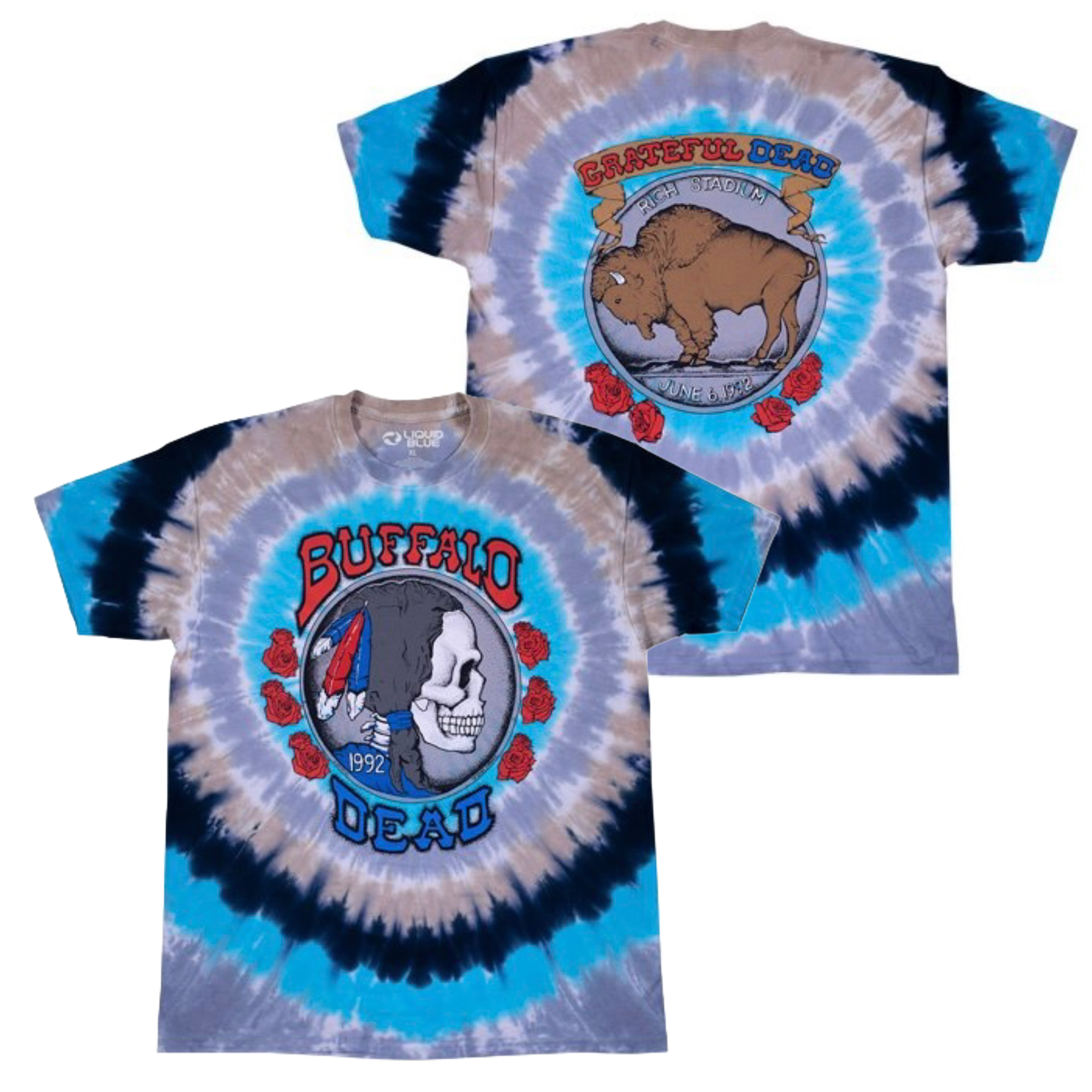 🇺🇸[PREORDER] เสื้อวง GRATEFUL DEAD T-SHIRT รวมลายสุดฮิต ลิขสิทธิ์แท้ LIQUID BLUE จาก USA