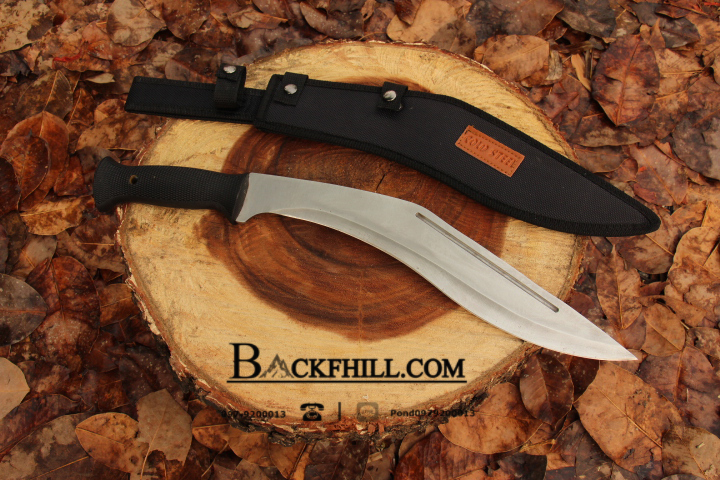 มีดเดินป่า COLD STEEL กรูข่าใบตาย ขนาด 18 นิ้ว พร้อมซองไนลอนอย่างดี OEM สีเงิน