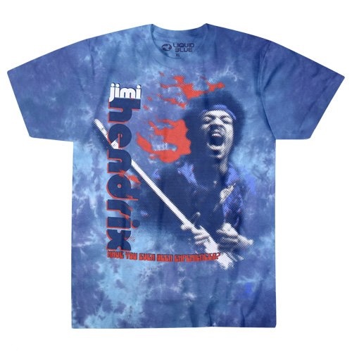 🇺🇸[PREORDER] เสื้อวง JIMI HENDRIX T-SHIRT รวมลายสุดฮิต ลิขสิทธิ์แท้ LIQUID BLUE จาก USA