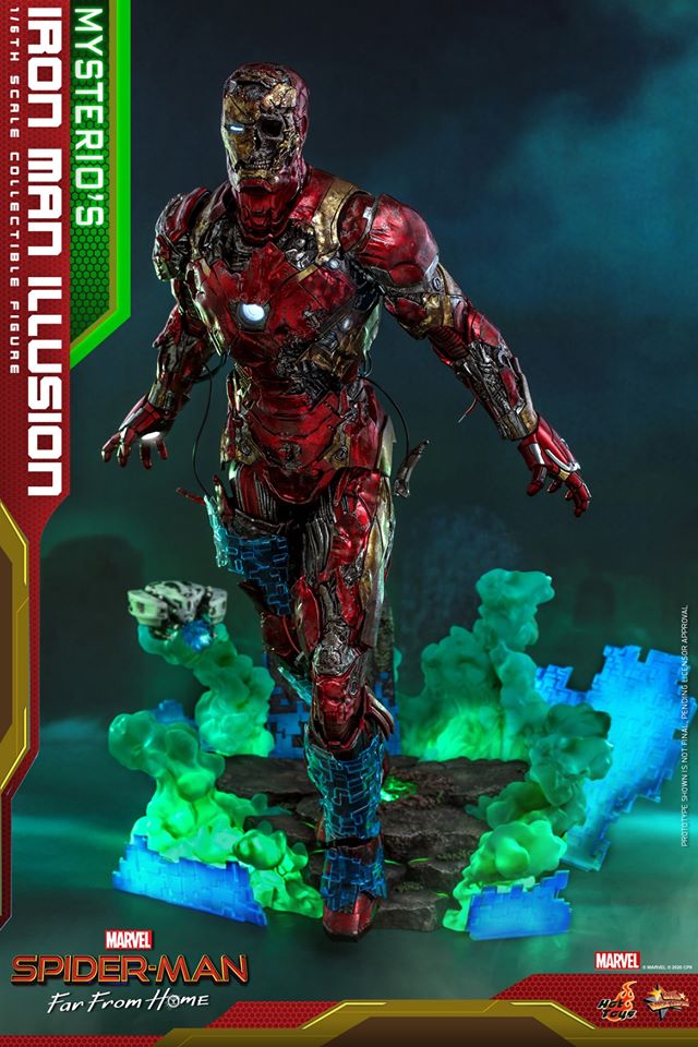 Hot Toys MMS580 Spider-Man: Far From Home - Mysterio’s Iron Man Illusion
