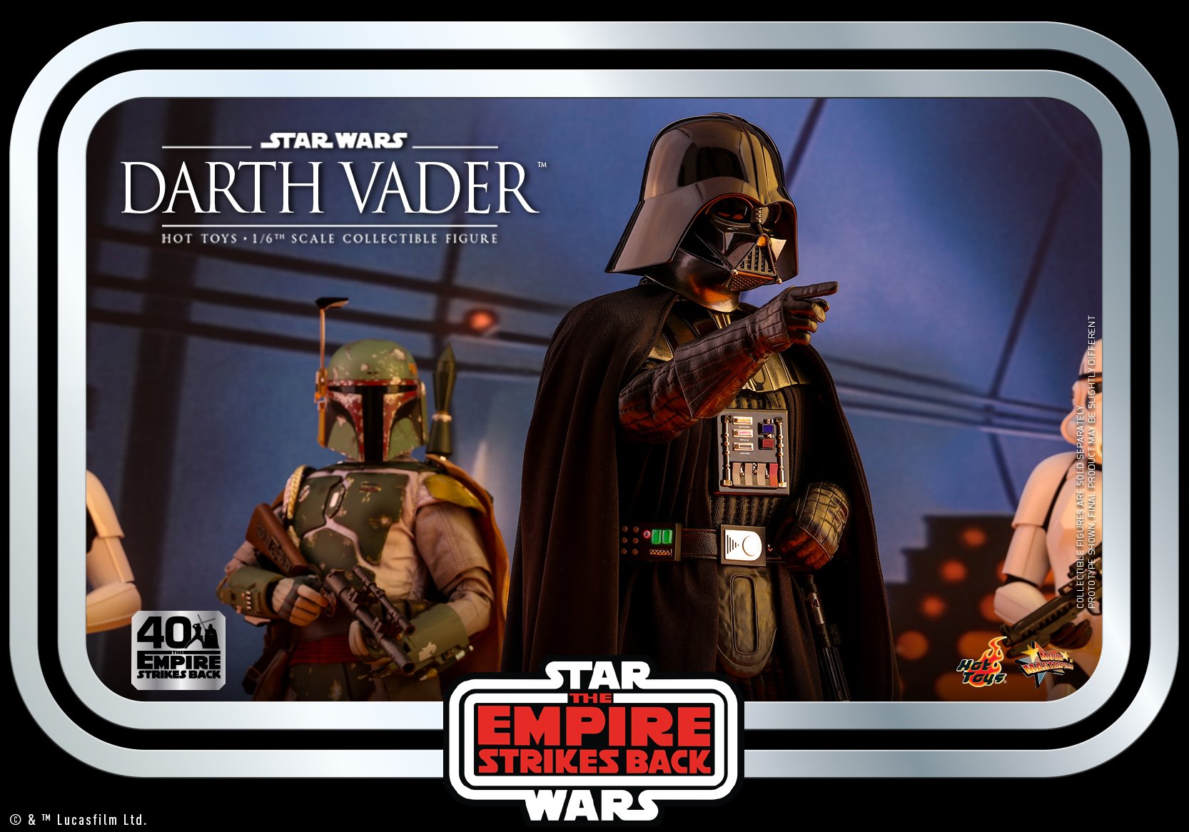 Hot Toys MMS572 Star Wars The Empire Strikes Back™ 1/6 Darth Vader™ (The Empire Strikes Back 40th Anniversary Collection)