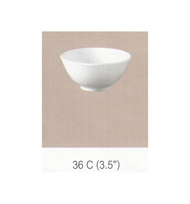 P09034 ถ้วยแบ่งกลม 3.5 นิ้ว สีพื้น เมลามีนแท้ Flowerware เครือซูปเปอร์แวร์ No.36C (ราคาส่งต่อ 12 อัน: เฉลี่ย 18 บ/อัน)