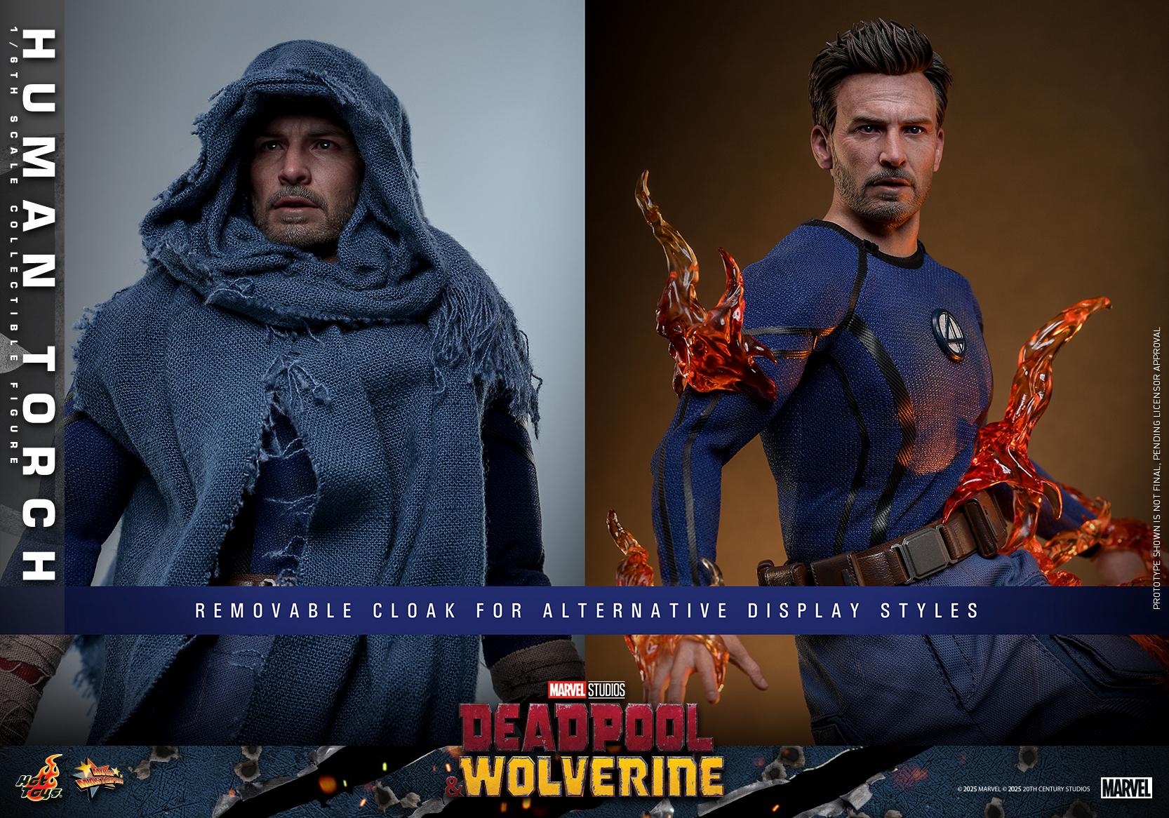 Hot Toys MMS789 Deadpool & Wolverine - Human Torch