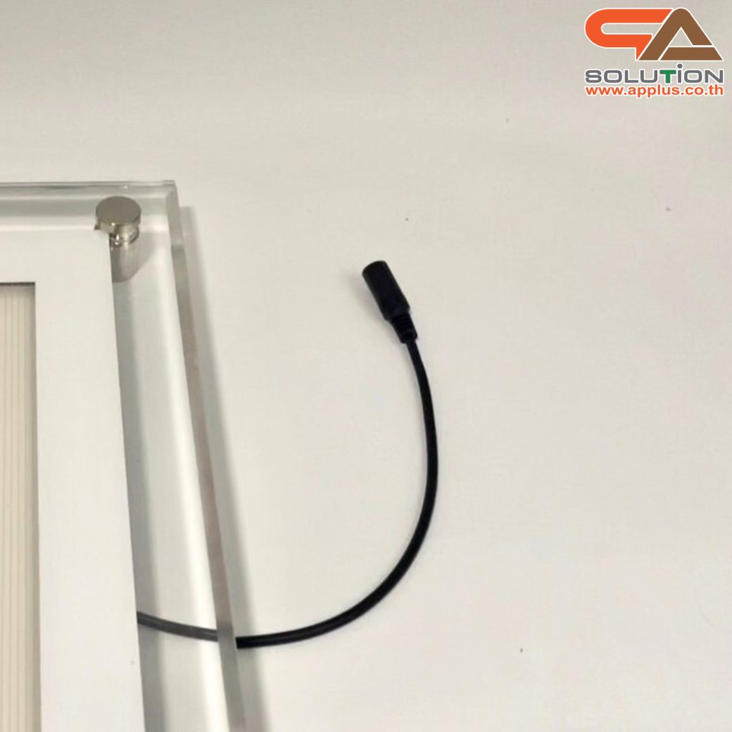 CLEARANCE SALE! กรอบป้ายไฟ LED รุ่น Crystal กรอบใสเรืองแสง พร้อมหมุดสแตนเลส ขนาด (W)40 x (L)60 cm.